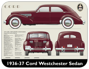 Cord 810 Westchester 1935-37 Place Mat, Medium